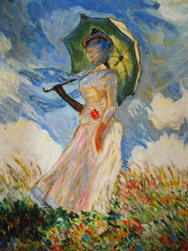 Femme à l'ombrelle